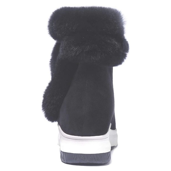 Womens Wedge Winter Boots - Picture 6 of 6